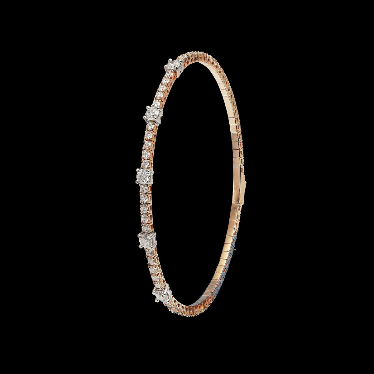 Diamond Bangle Bracelet