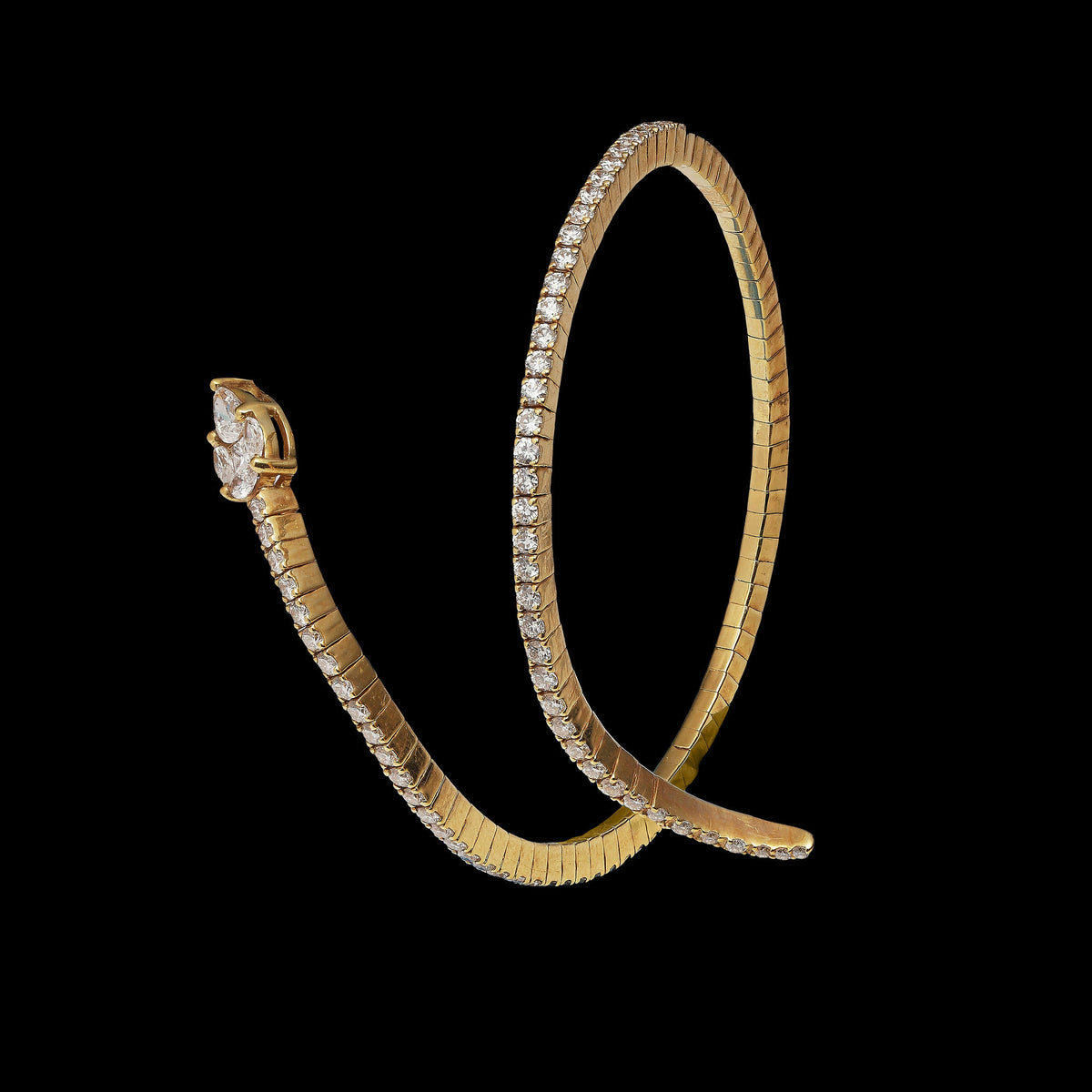 Diamond Bangle Bracelet