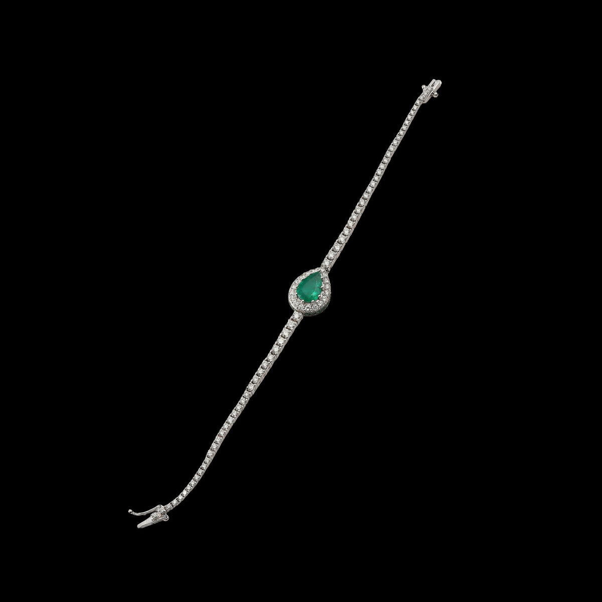 Emerald Diamond Bracelet