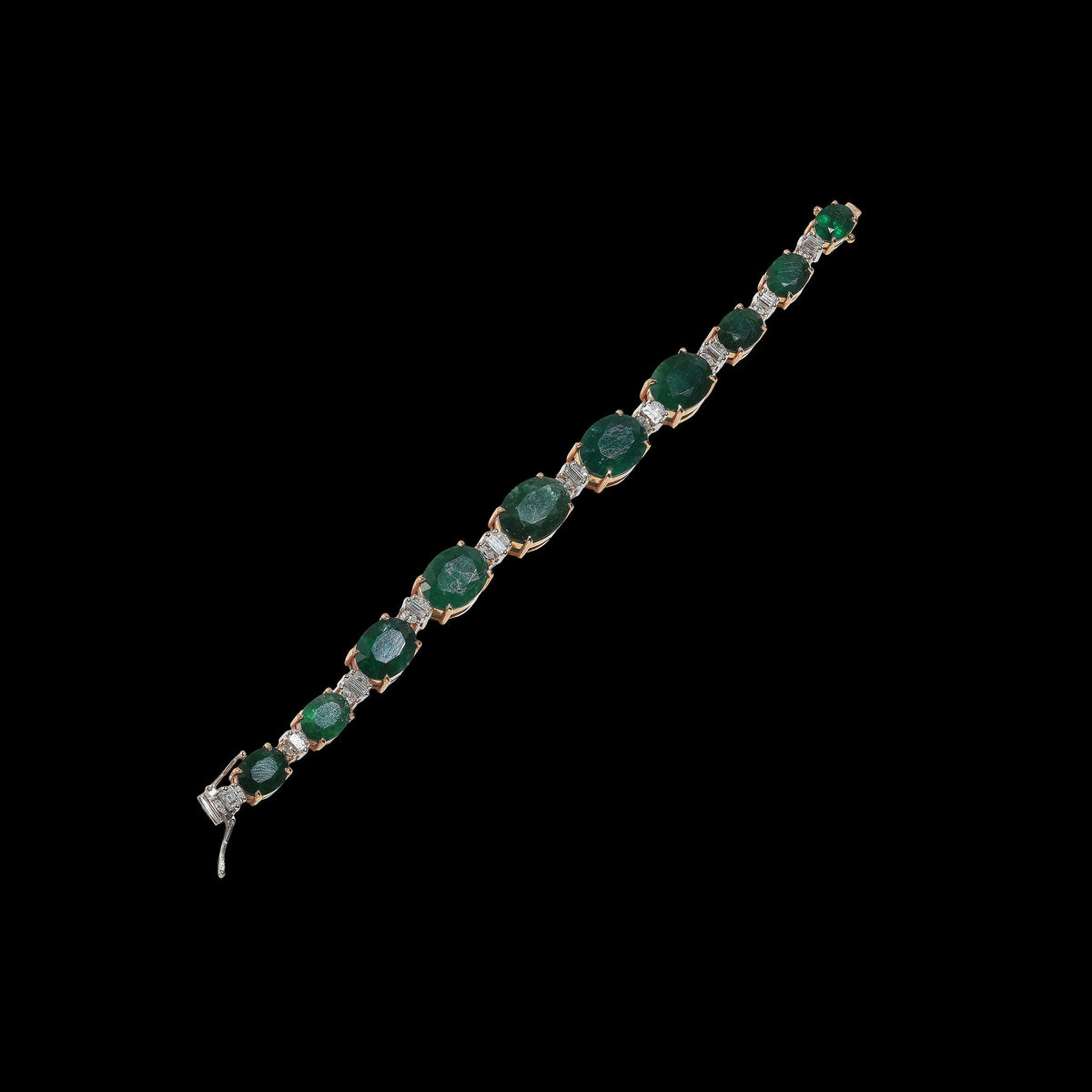 Emerald Diamond Bracelet