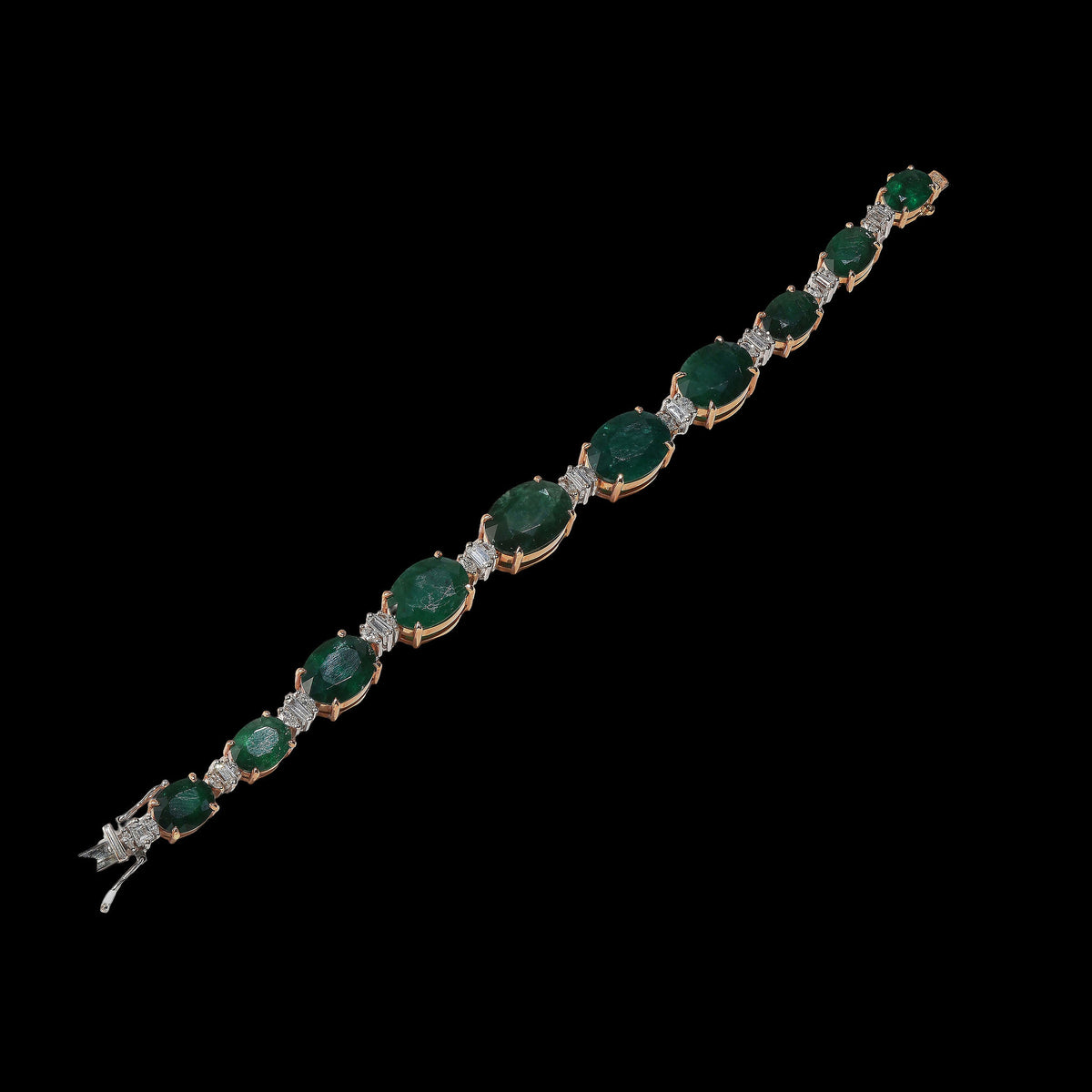 Emerald Diamond Bracelet