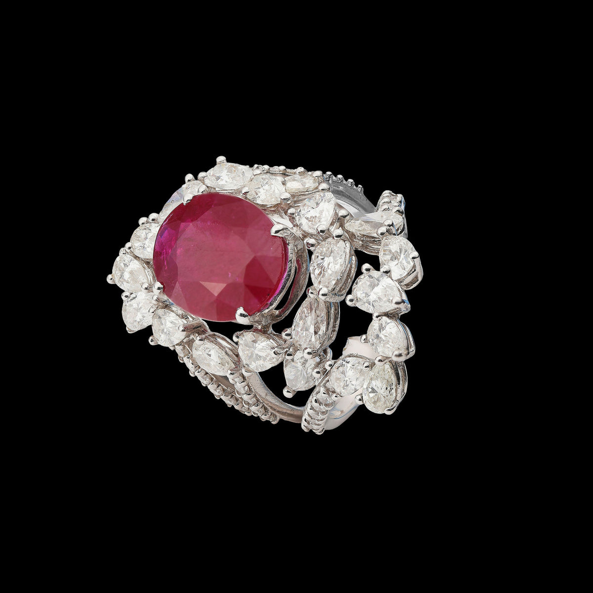 Ruby Diamond Ring
