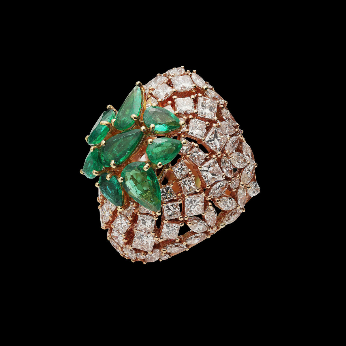 Emerald Diamond Ring