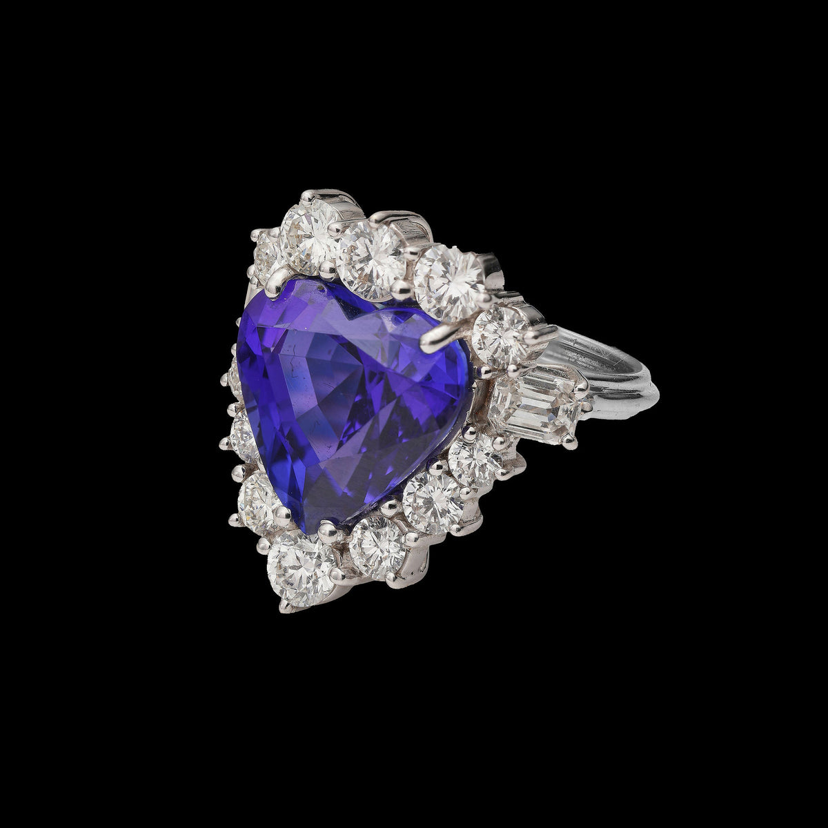Tanzanite Diamond Ring