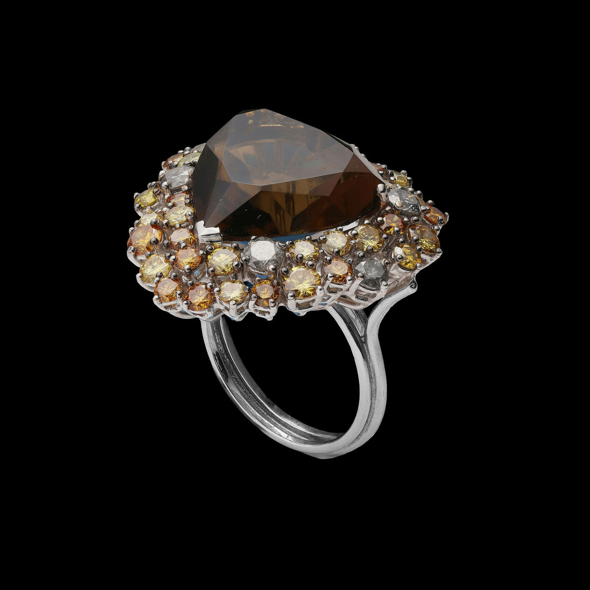 Colored Diamond Ring