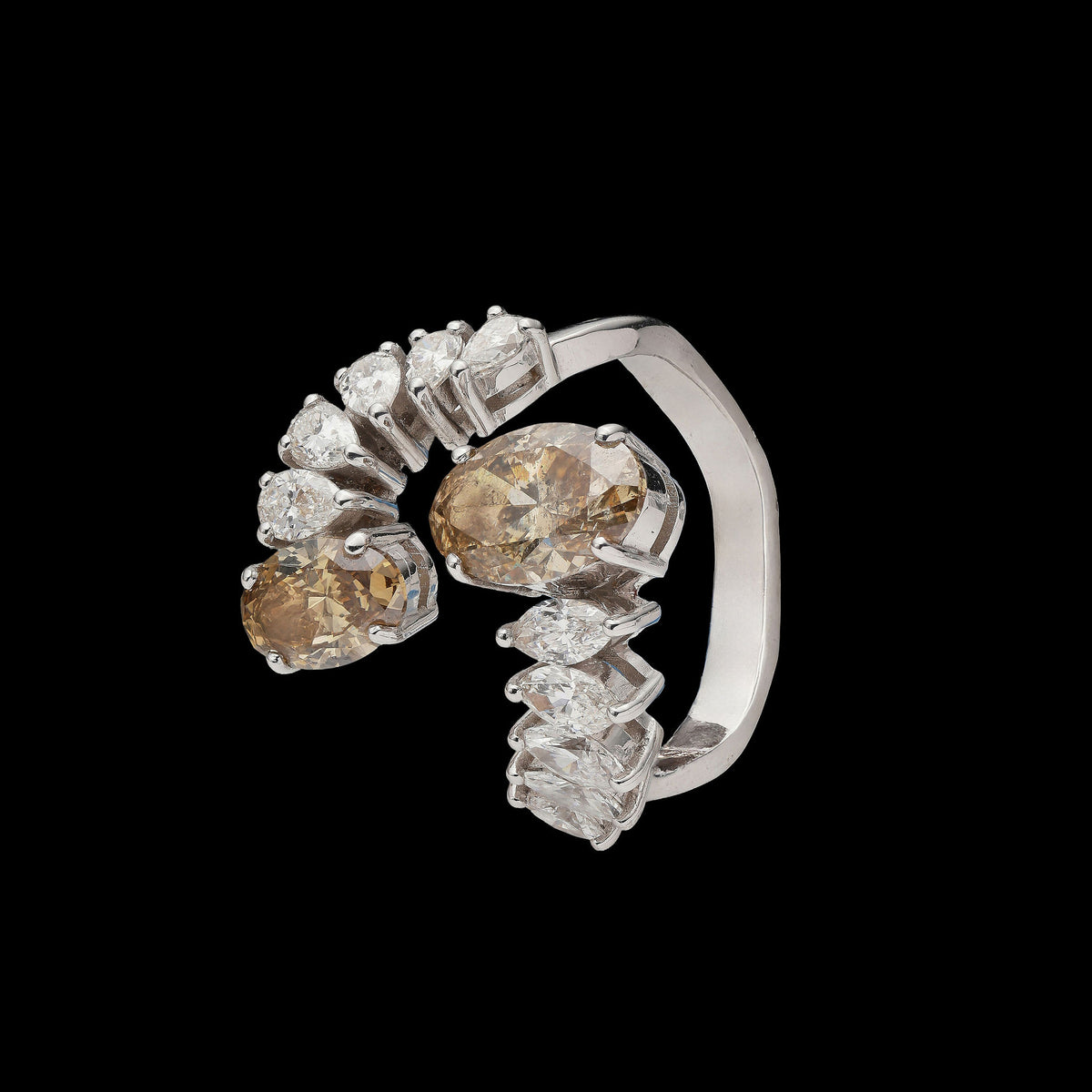 Brown Diamond Ring