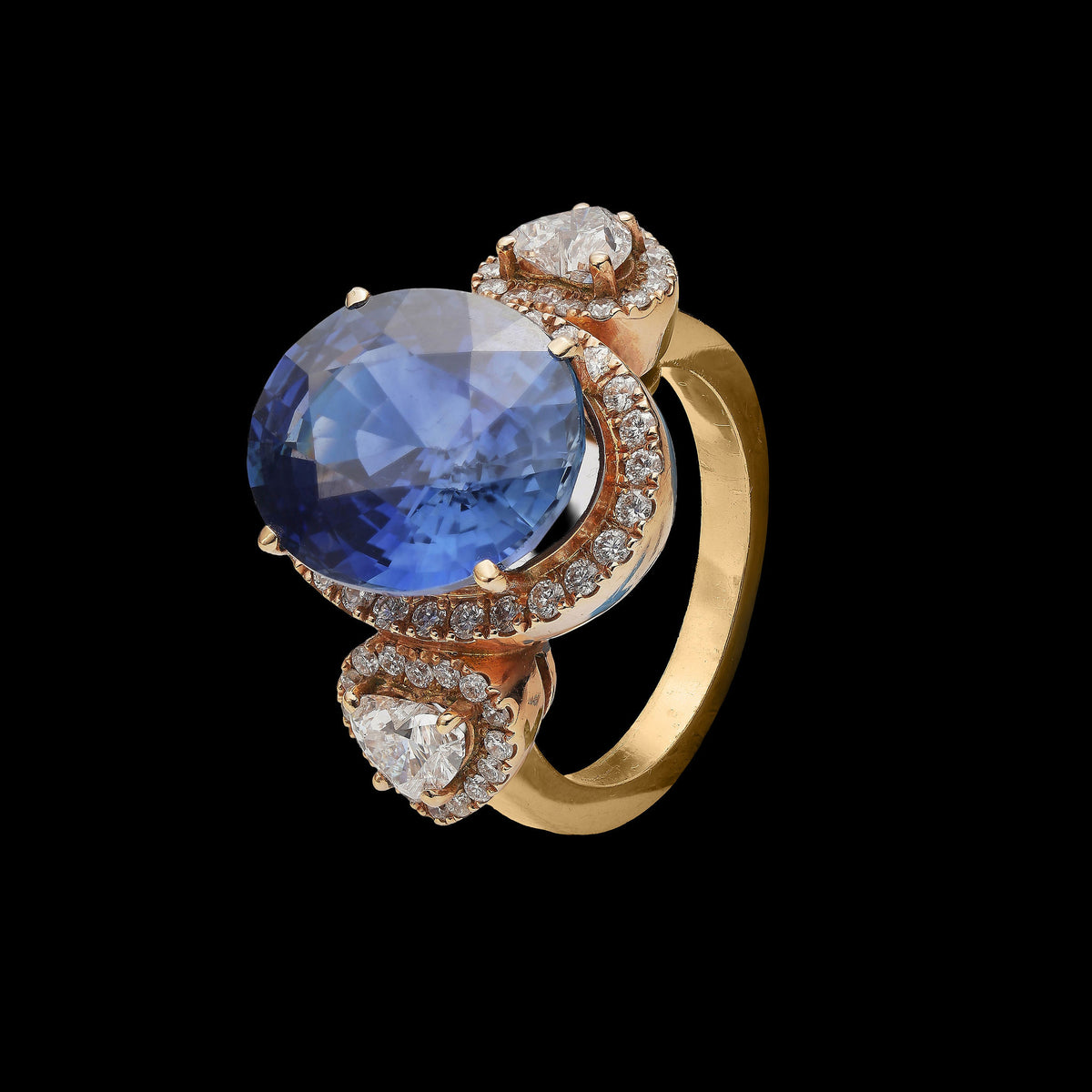 Sapphire Diamond Ring