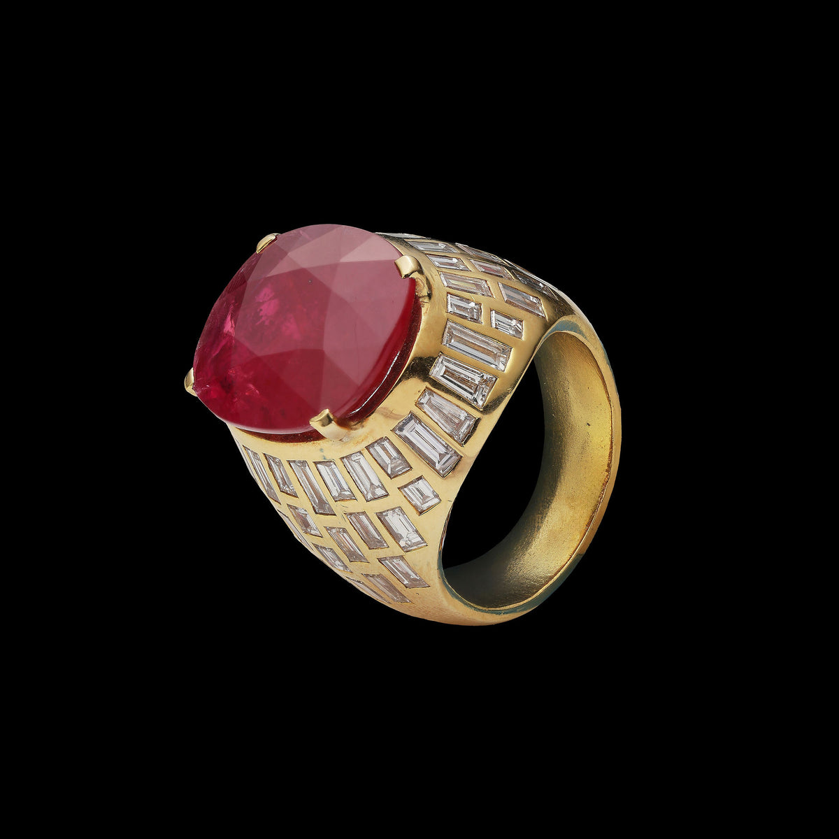 Ruby Diamond Ring