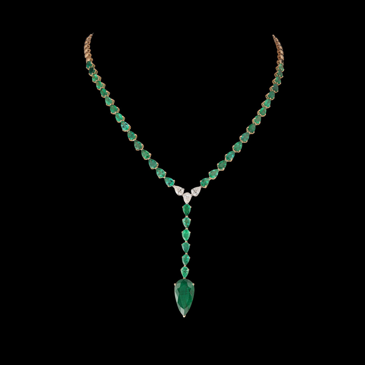 Emerald Diamond Necklace