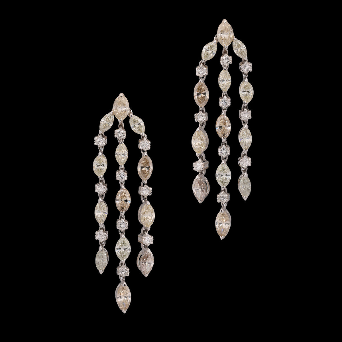 Colored Diamond Earrings