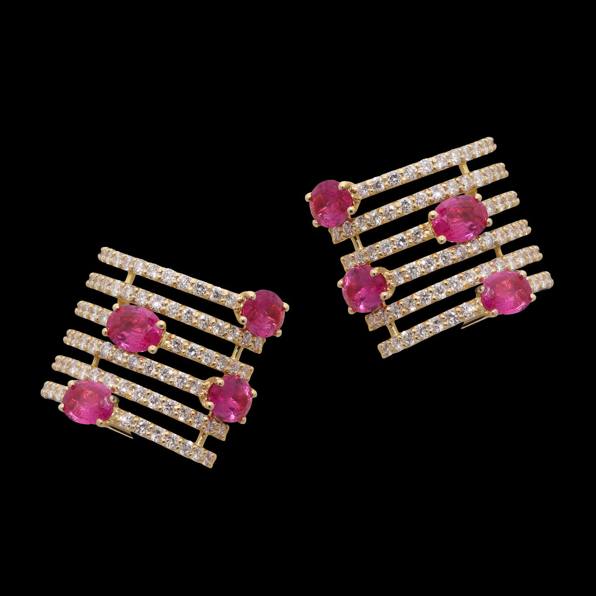 Ruby Diamond Earcuff