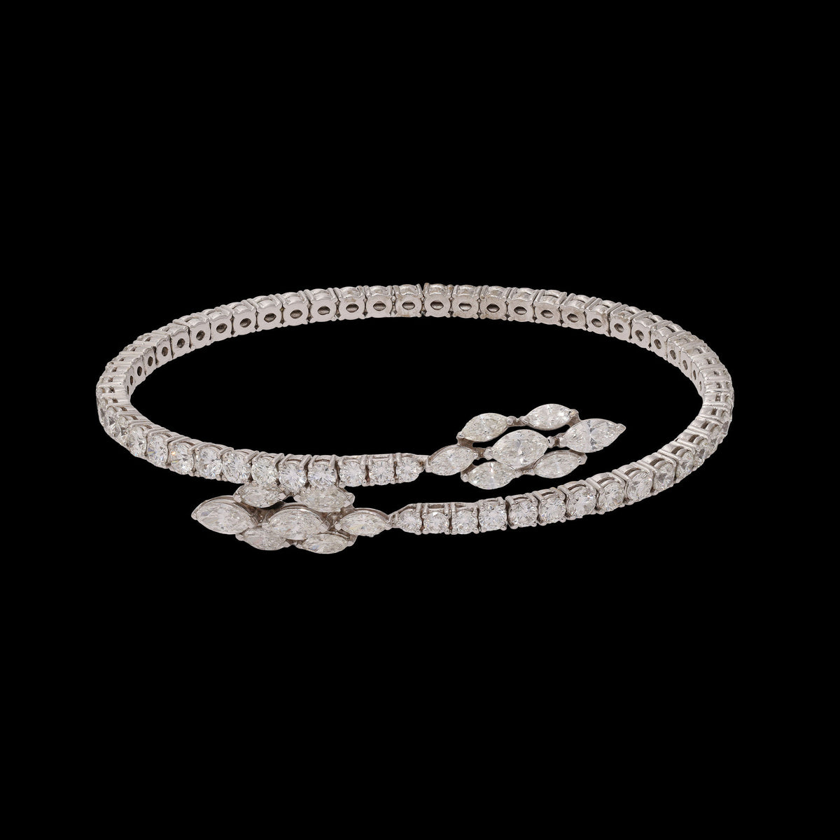 Diamond Bangle Bracelet