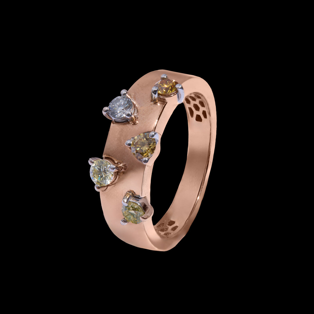 Colored Diamond Ring