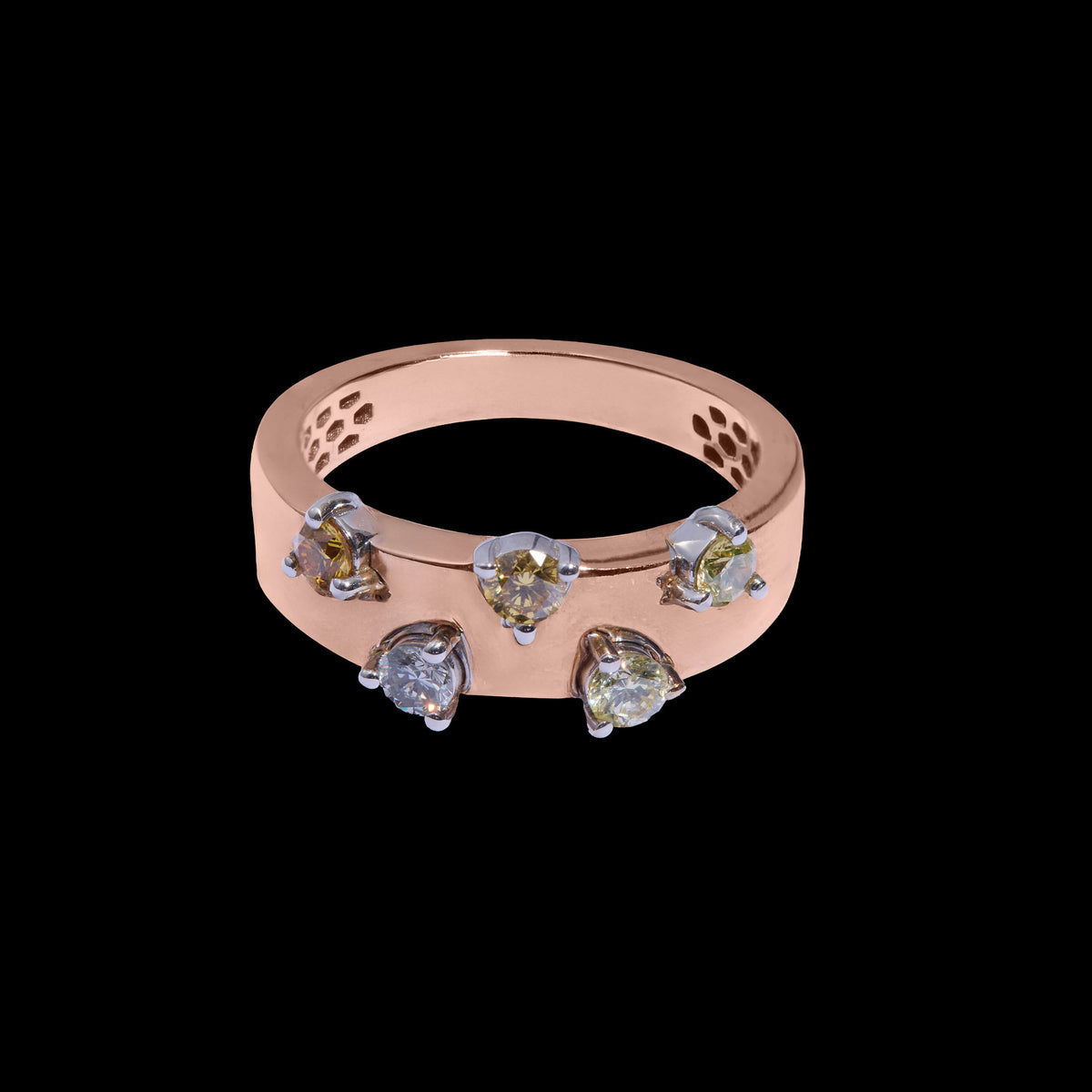 Colored Diamond Ring