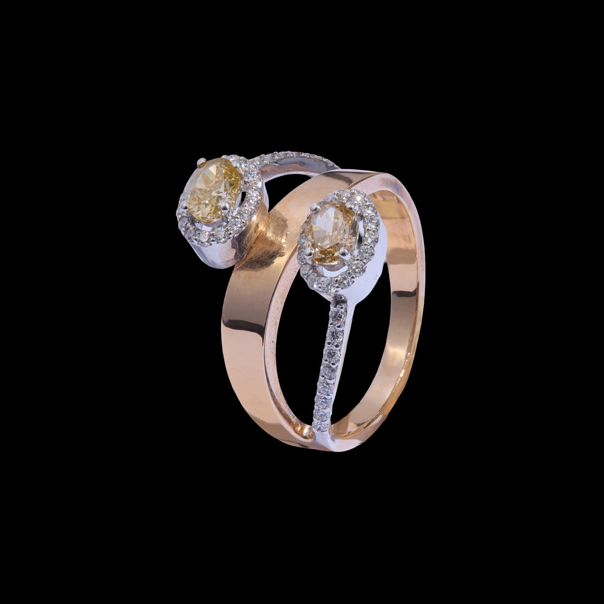 Colored Diamond Ring