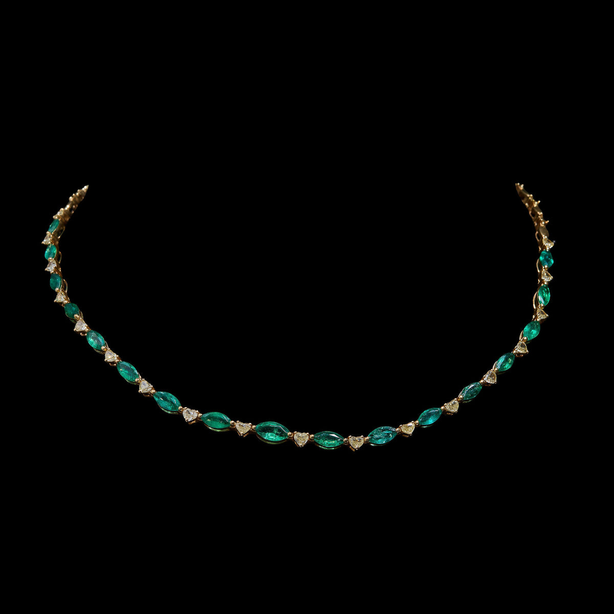 Emerald & Diamond Necklace