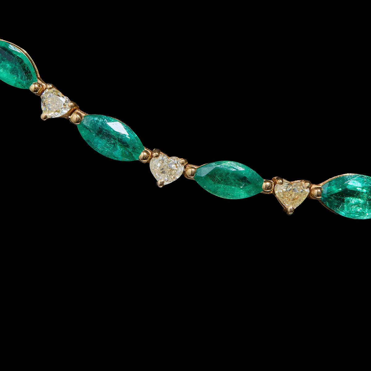 Emerald & Diamond Necklace