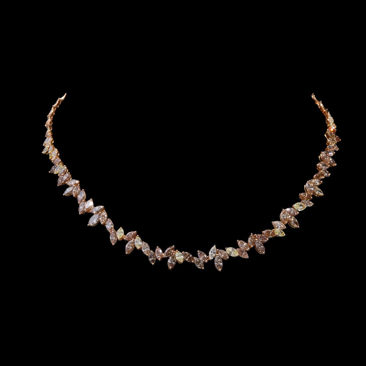 Colored Diamond Necklace