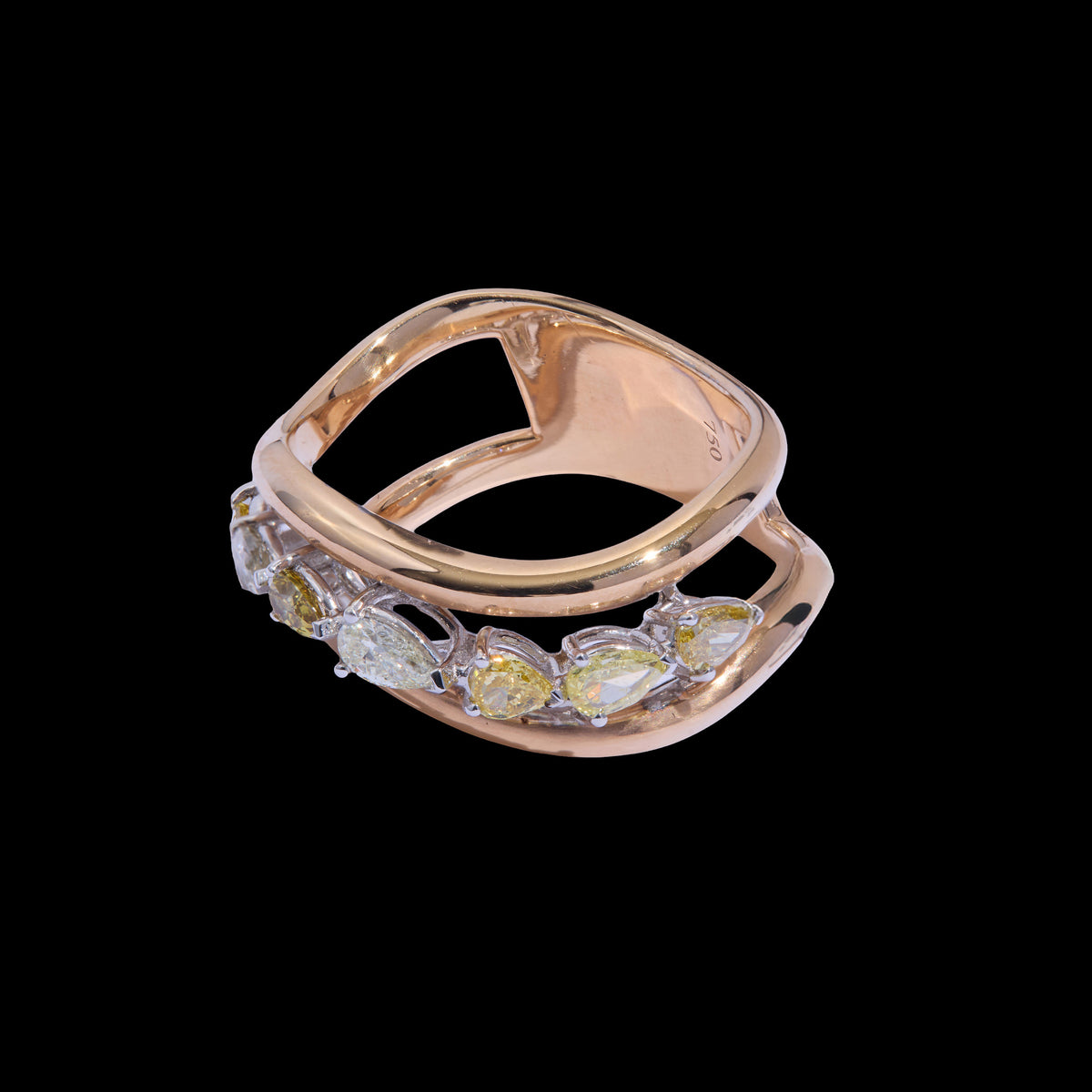 Colored Diamond Ring