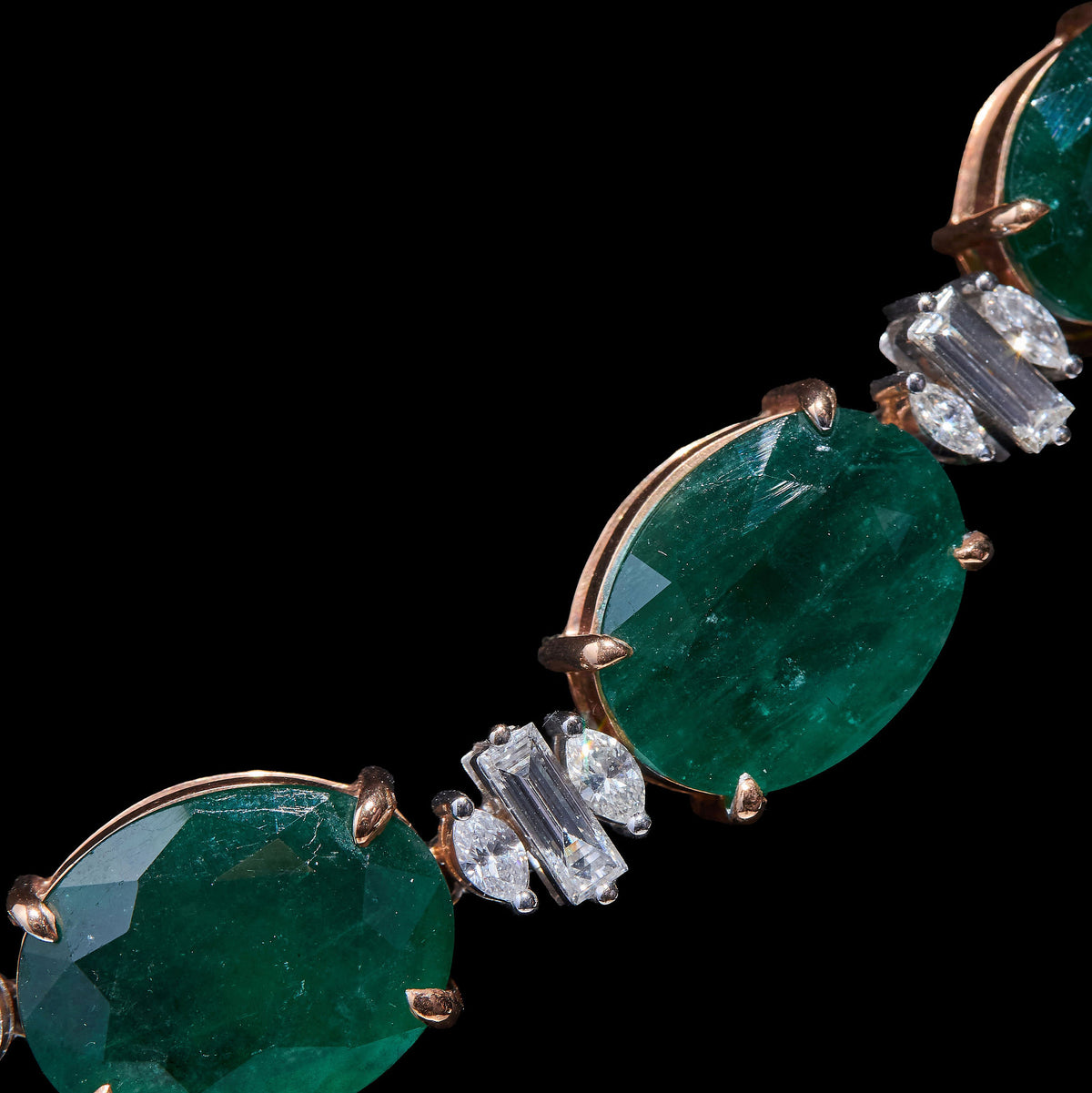 Emerald Diamond Necklace