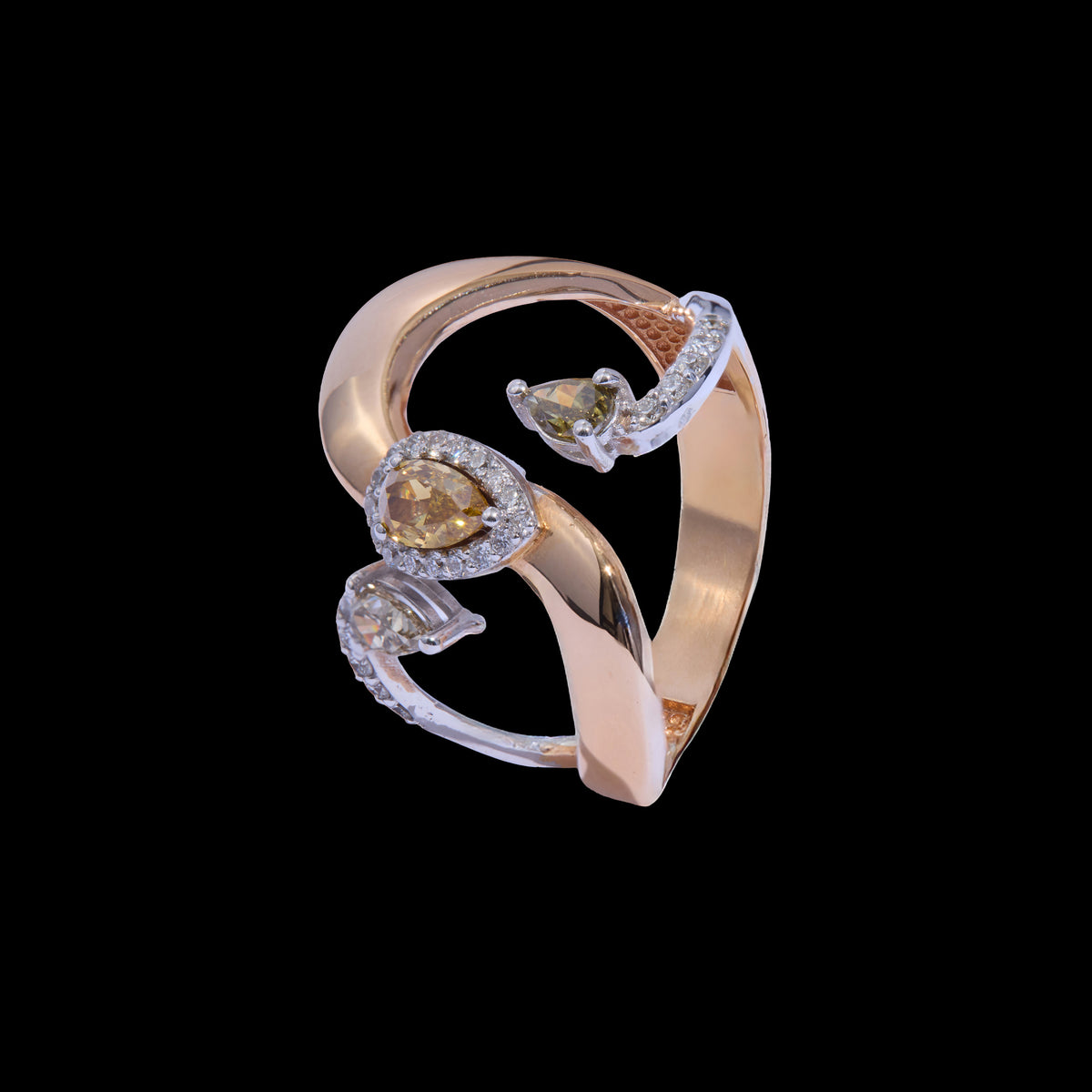 Colored Diamond Ring