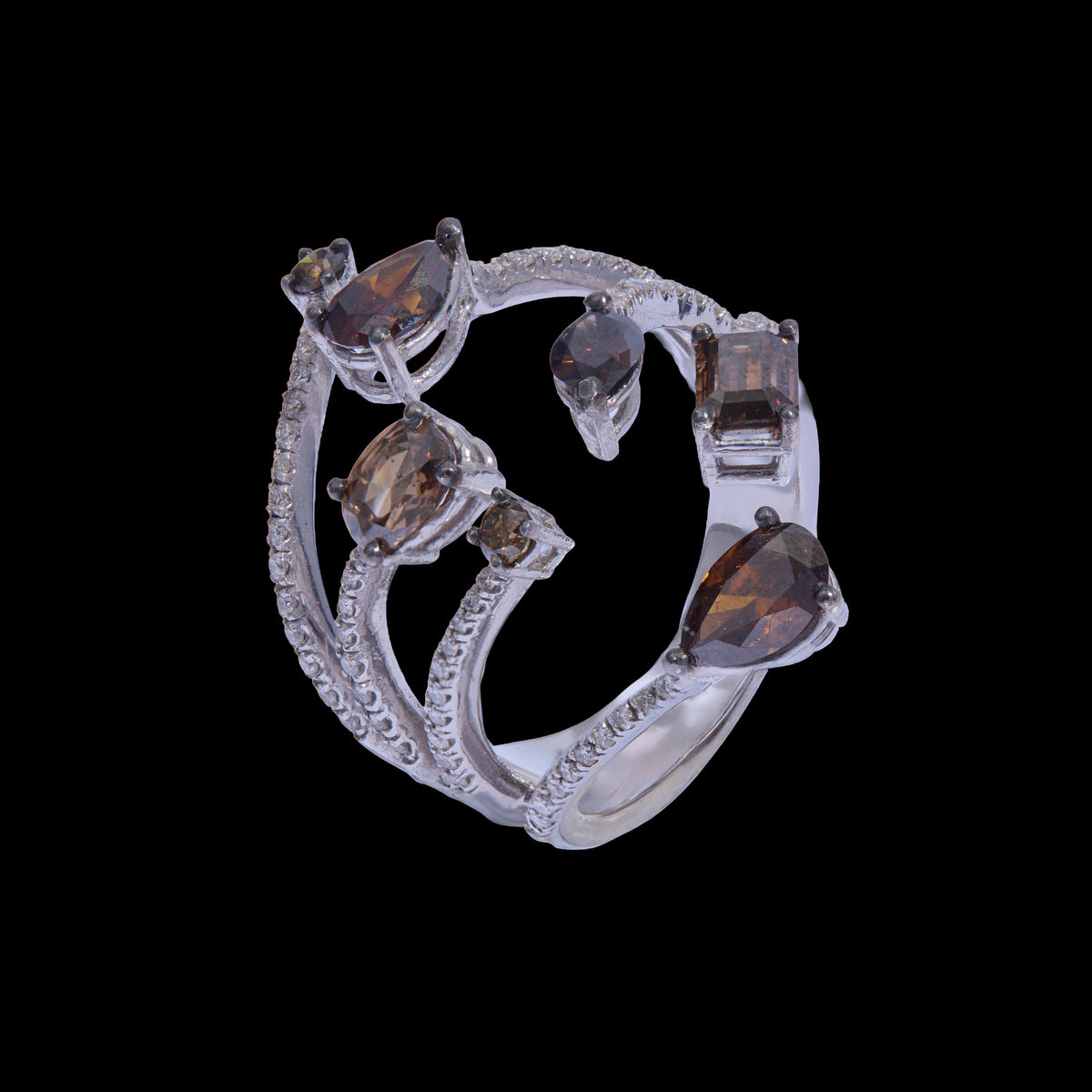 Colored Diamond Ring