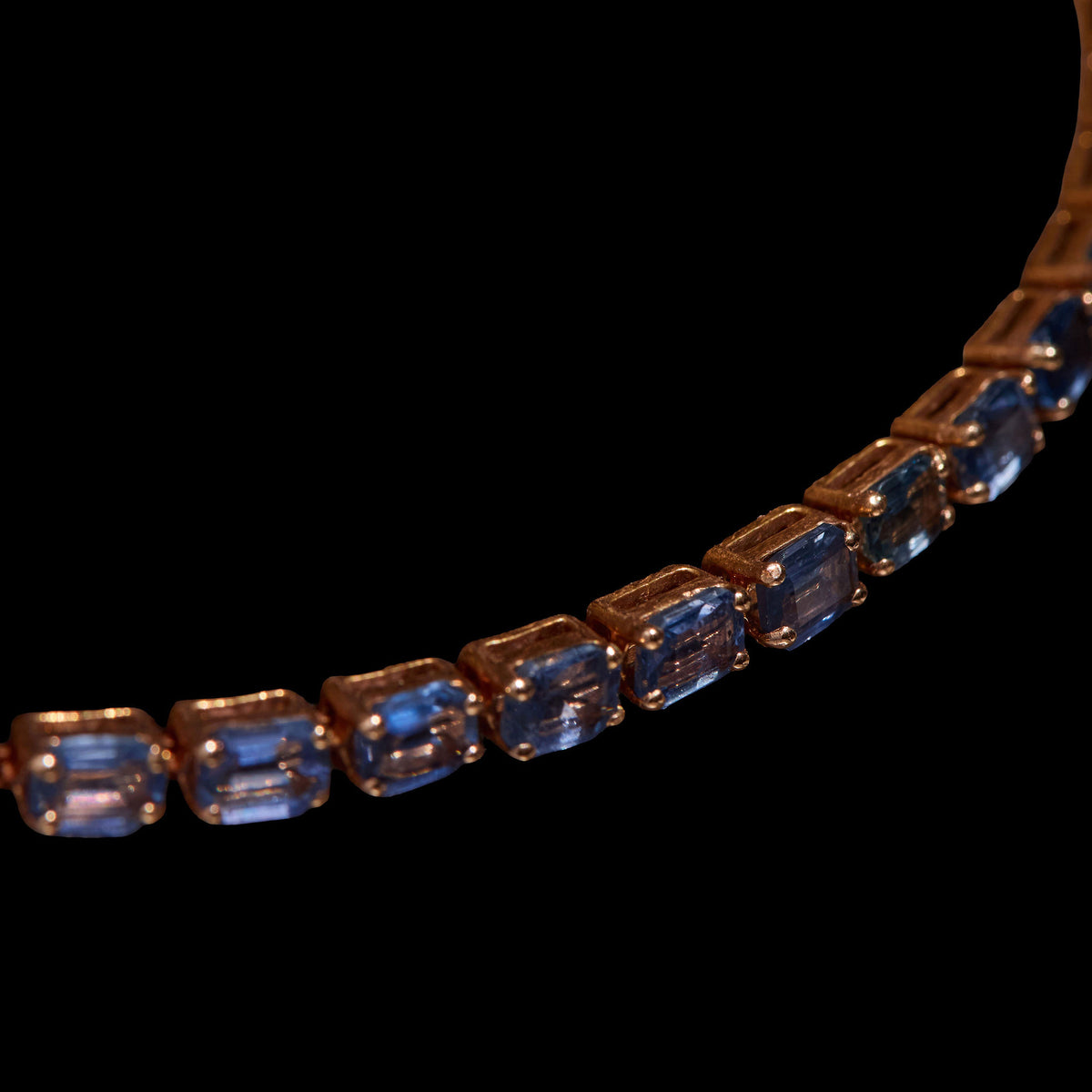Sapphire Diamond Pendant