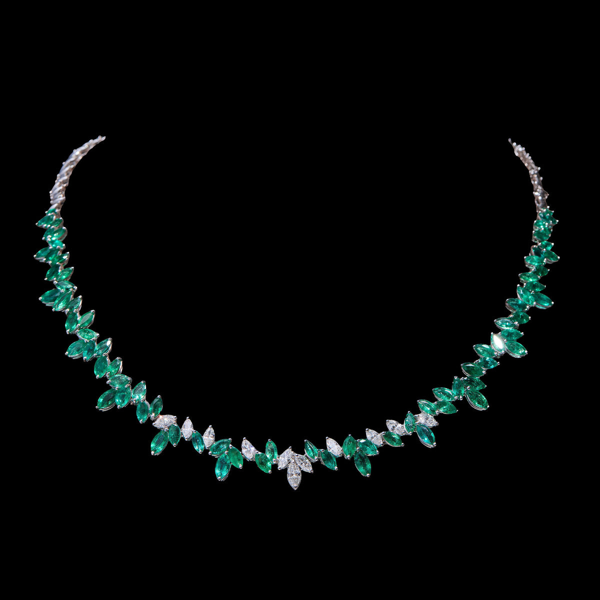 Emerald Diamond Necklace