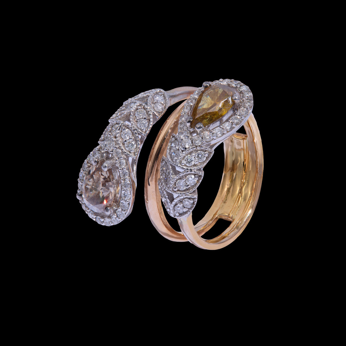 Colored Diamond Ring