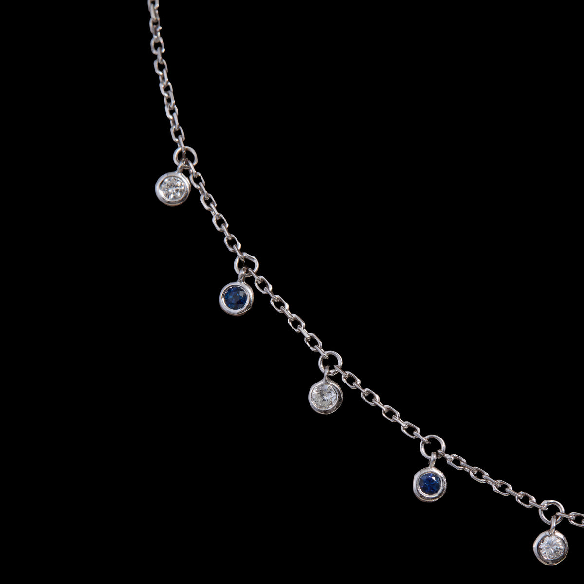 Sapphire Diamond Pendant