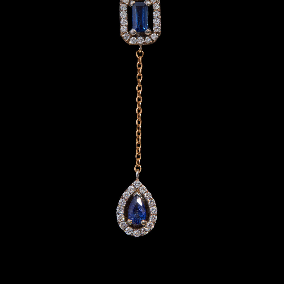 Sapphire Diamond Pendant
