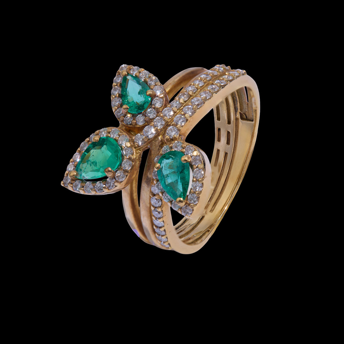 Emerald Diamond Ring