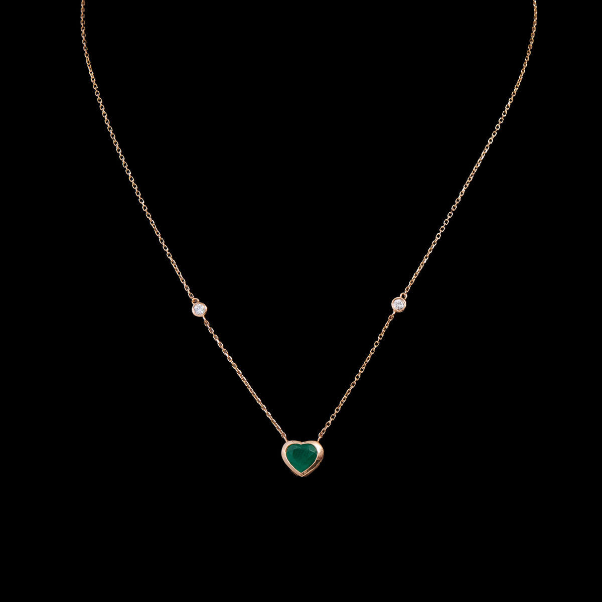 Emerald Diamond Pendant