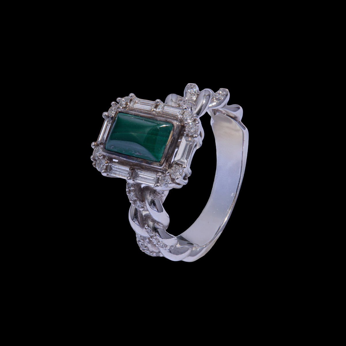 Emerald Diamond Ring