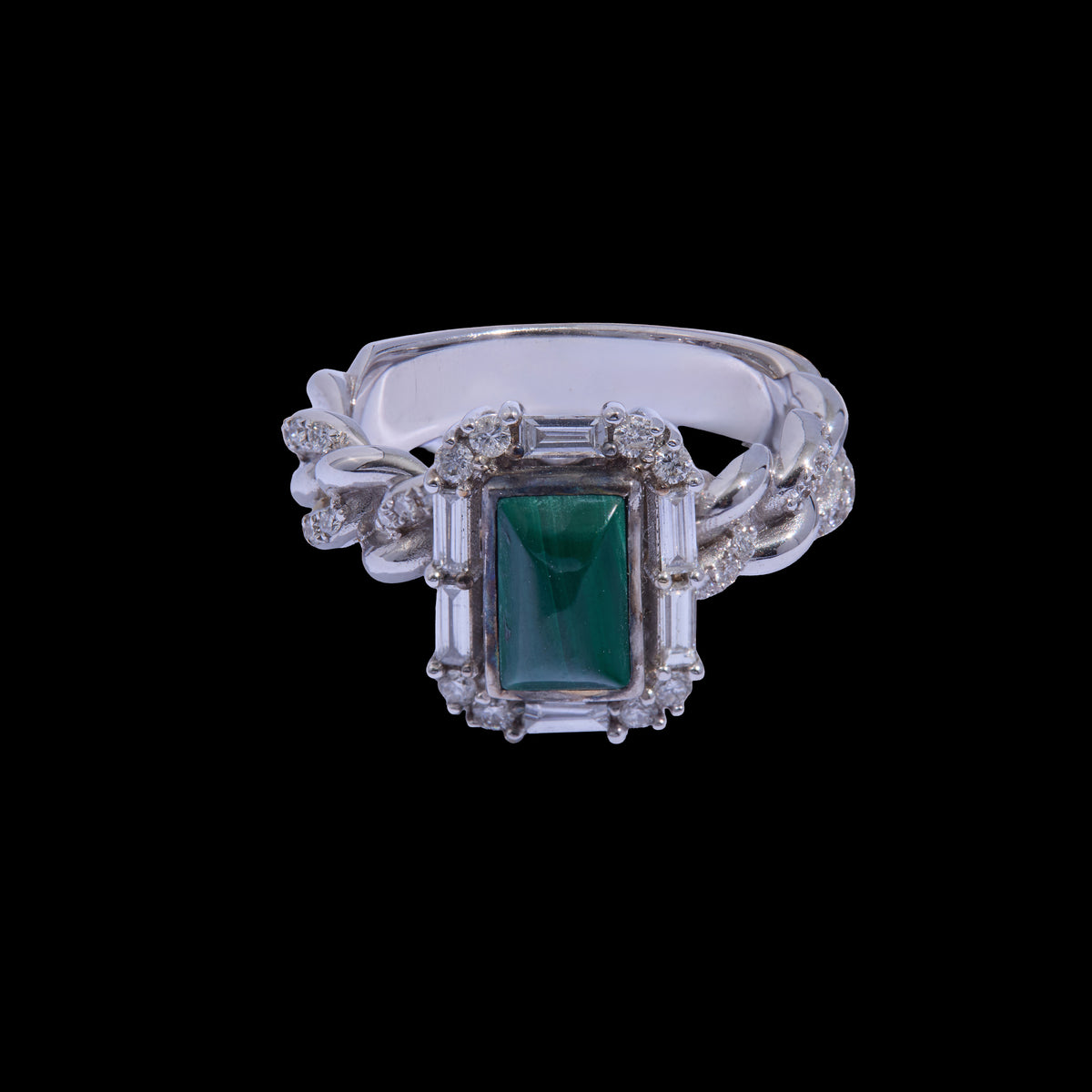 Emerald Diamond Ring