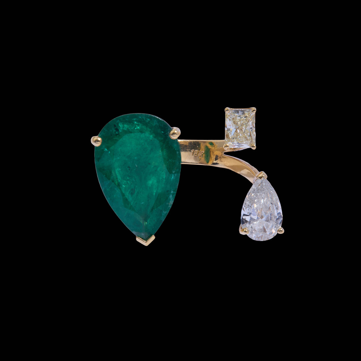 Emerald Diamond Ring