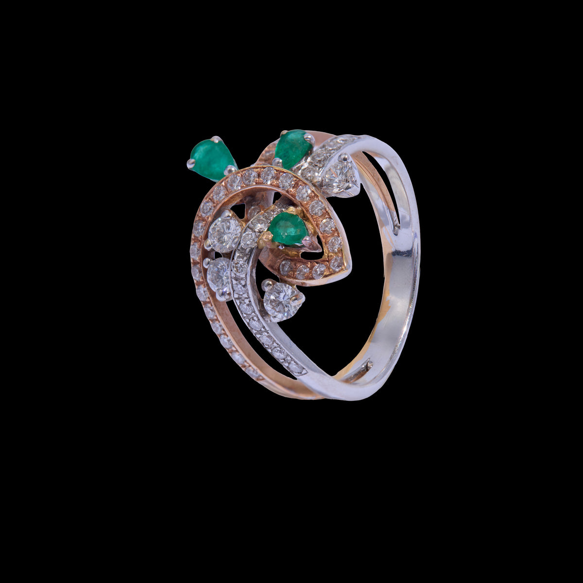 Emerald Diamond Ring