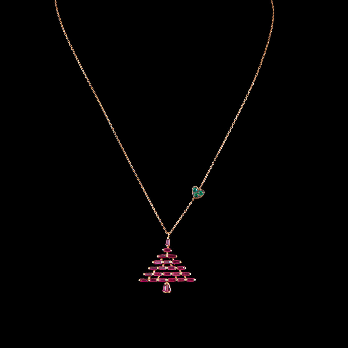 Emerald & Ruby Pendant