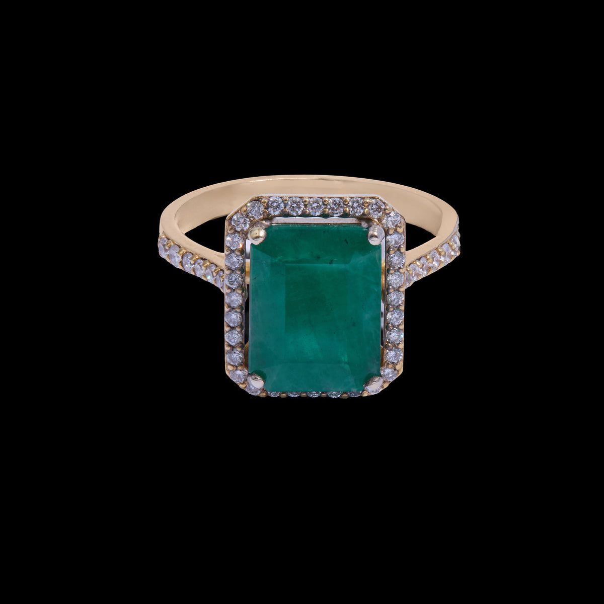 Emerald Diamond Ring