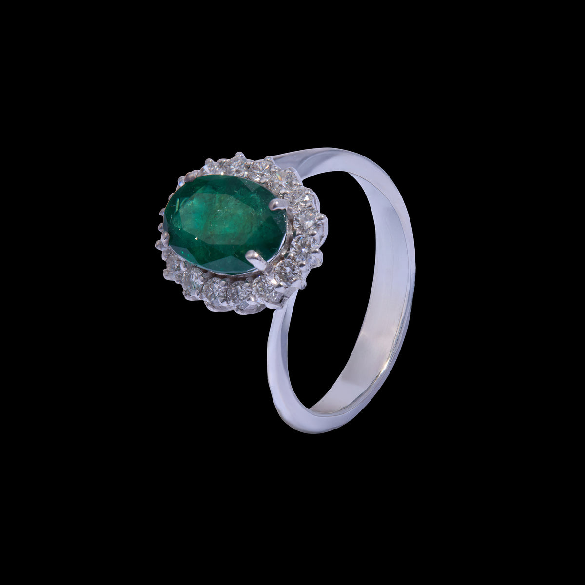 Emerald Diamond Ring
