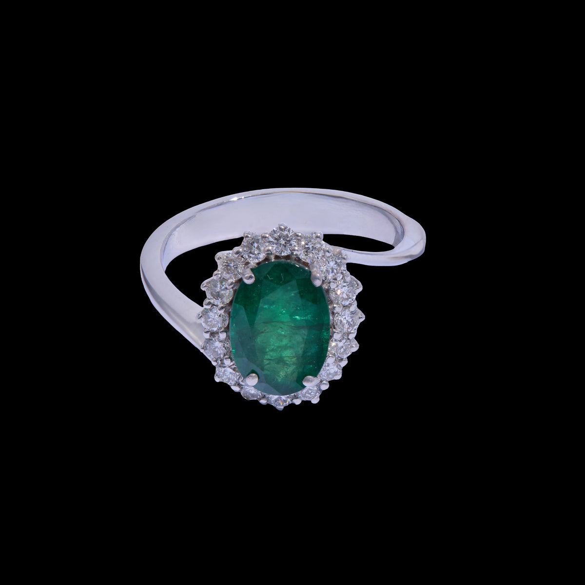 Emerald Diamond Ring