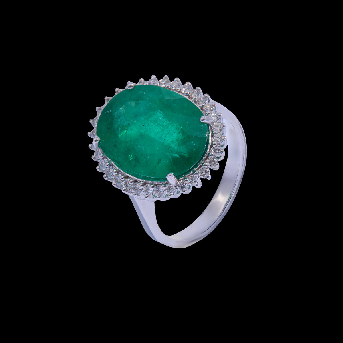 Emerald Diamond Ring