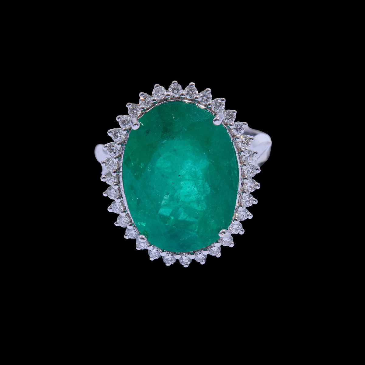 Emerald Diamond Ring