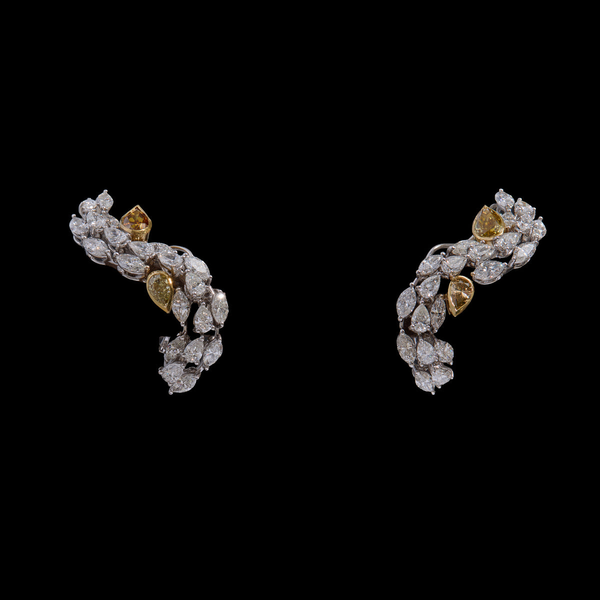 Colored Diamond Earrings
