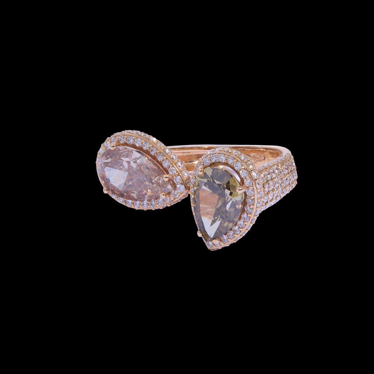 Colored Diamond Ring