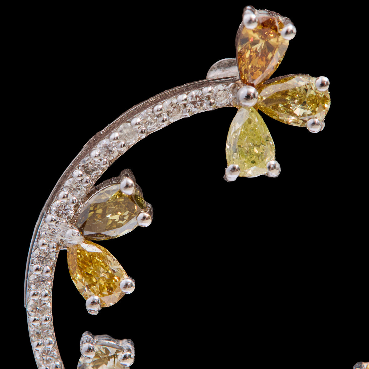 Colored Diamond Earrings