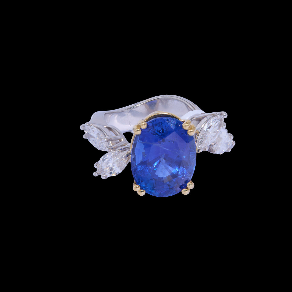 Sapphire Diamond Ring