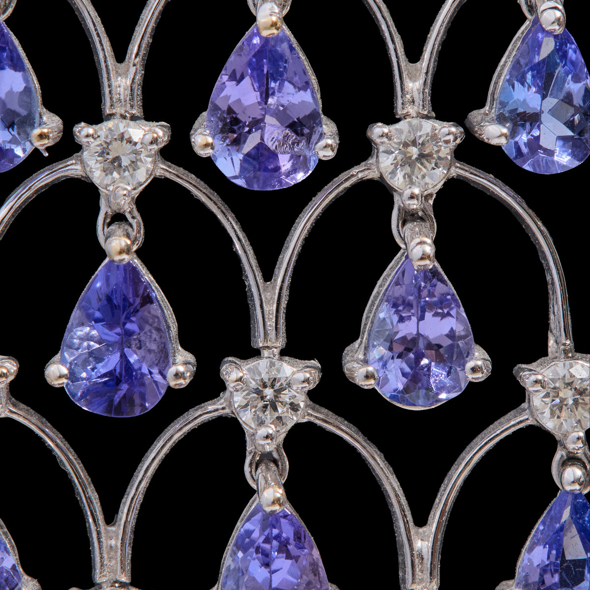 Sapphire Diamond Earrings