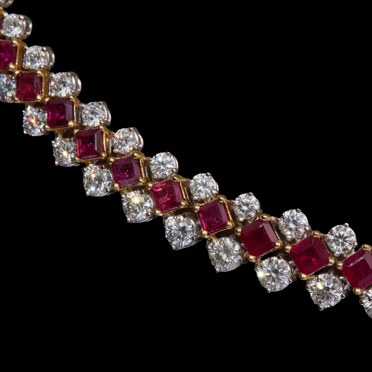 Ruby Diamond Necklace