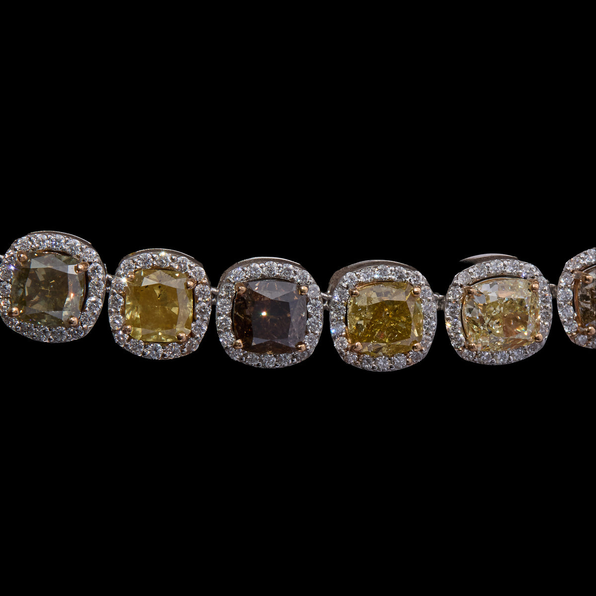 Color Diamond Necklace